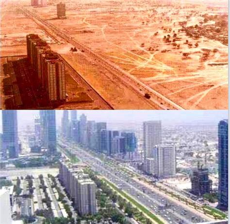 dubai then and now photo.